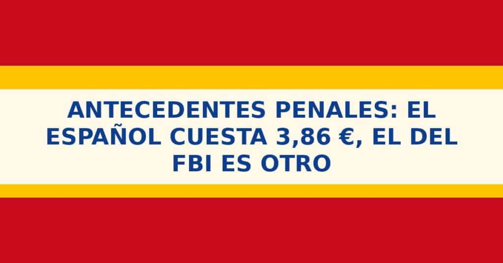 Antecedentes Penales