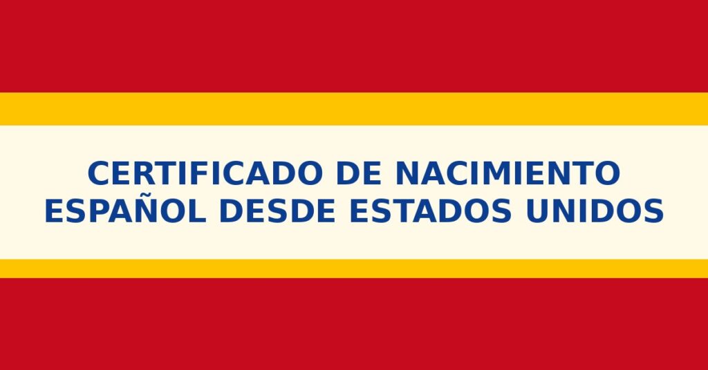 Certificado Nacimiento