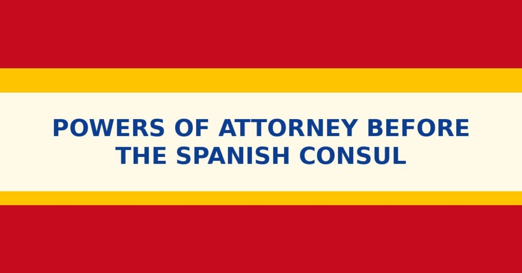 Power Of Attorney En