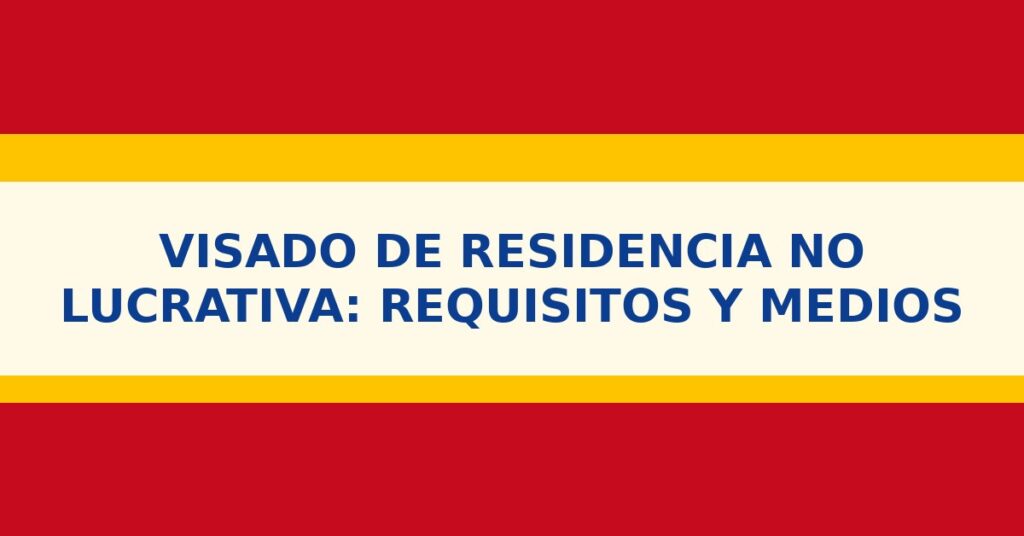 Visado No Lucrativo